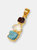 Zarna Apatite + Crystal + Garnet Necklace - Multi