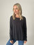 Avery Long Sleeve Sweaters - Black - Black