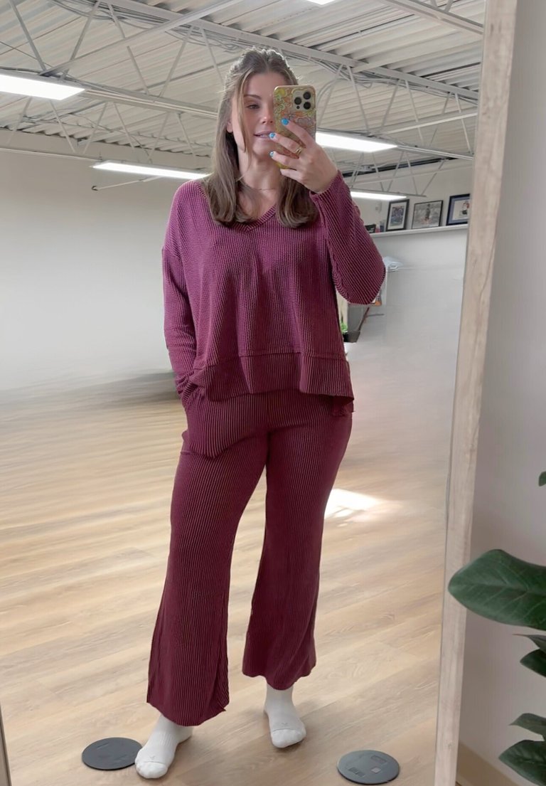 Dolan Pant - Burgundy - Burgundy