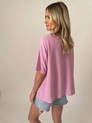 Dolan Top - Pink Frosting