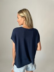 Ellis Top - Navy