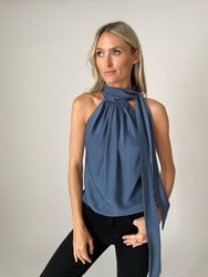 Gigi Blouse - Denim Blue