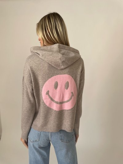 Six Fifty Good Mood Hoodie Heather Grey - Pink product