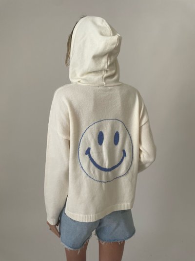 Six Fifty Good Mood Hoodie - Ivory/Blue product