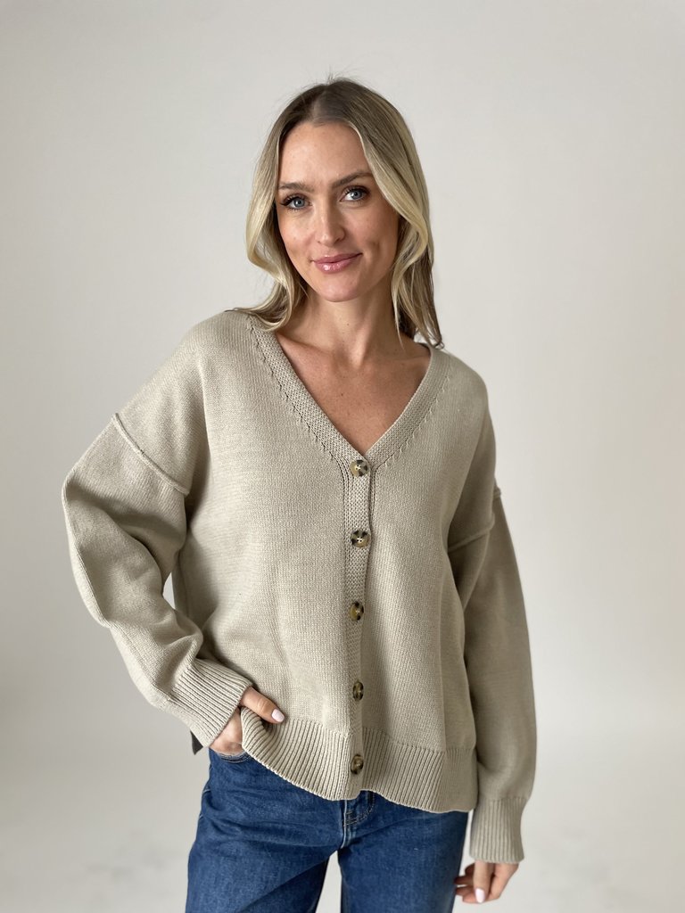 Jane Cardigan - French Vanilla - French Vanilla