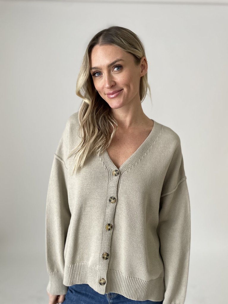 Jane Cardigan - French Vanilla