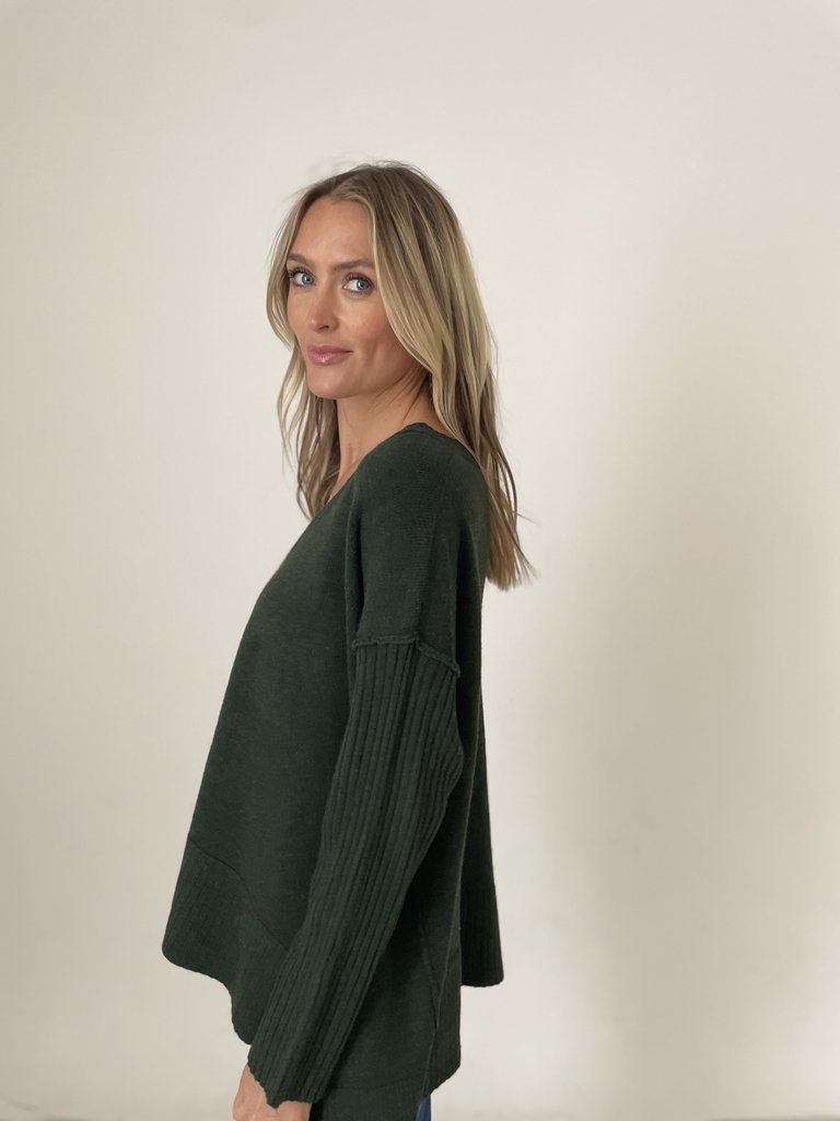 Kenzie Sweater - Hunter Green