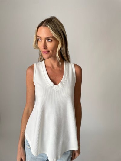 Six Fifty Lynn Tank - White product