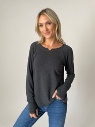 payton top - Charcoal - Charcoal