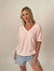 Rae Top - Pearl Pink