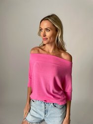Short Sleeve Anywhere Top - Bubble Pink