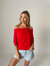 Short Sleeve Anywhere Top - Red - Red