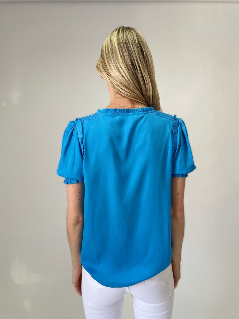 Stella Top - Electric Blue