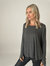 Stevie Top - Charcoal - Charcoal