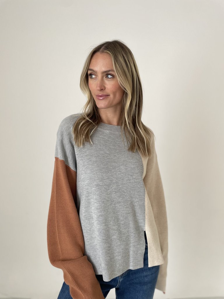 The Naomi Sweater - Brown - Brown