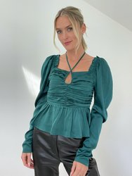 The Ruby Blouse - Green - Green