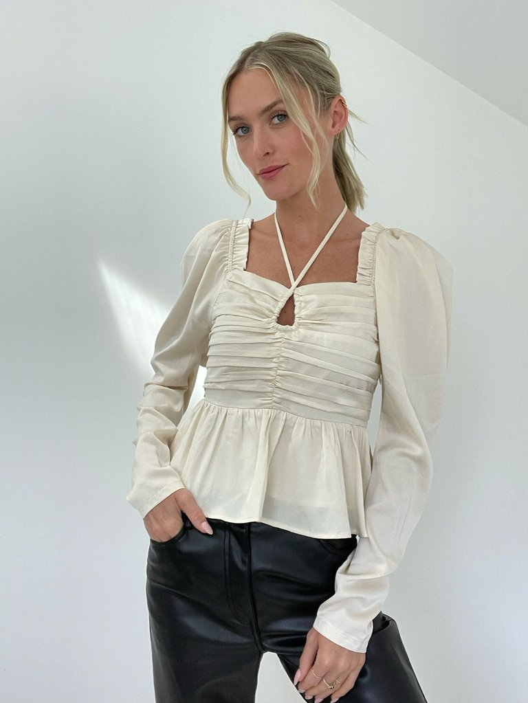 The Ruby Blouse - Ivory