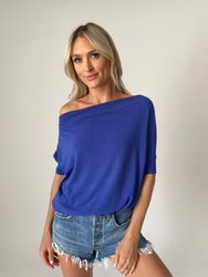 The Short Sleeve Anywhere Top - Berry Blue - Berry Blue