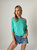 The Short Sleeve Anywhere Top - Island Green