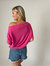 The Short Sleeve Anywhere Top - Punch Pink