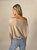 The Short Sleeve Anywhere Top - Taupe