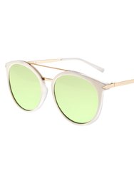 Moreno Polarized Sunglasses - White/Mint