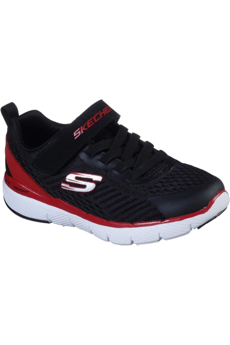 Boys Flex Advantage 3.0 Nuroblast Sports Sneaker - Black/Red - Black/Red