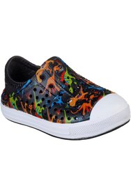 Boys Guzman Step Casual Shoes - Black/Multicolored