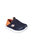 Childrens/Boys Comfy Flex Slip-On Sneakers - Navy/Orange