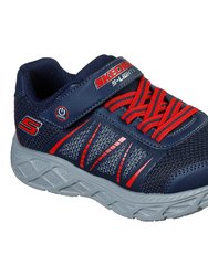 Childrens/Kids Dynamic-Flash Casual Shoes - Dark Blue/Red