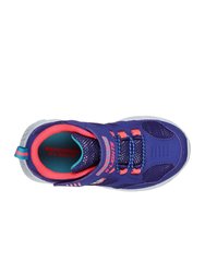 Girls S Lights Magna Expert Level Sneaker - Blue