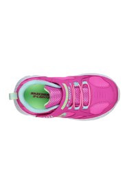 Girls S Lights Magna Expert Level Sneaker - Pink