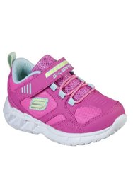 Girls S Lights Magna Expert Level Sneaker - Pink - Pink