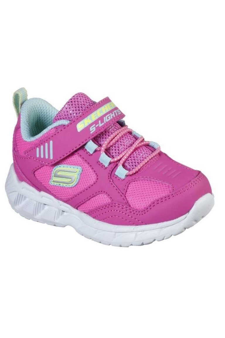 Girls S Lights Magna Expert Level Sneaker - Pink - Pink