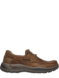 Mens Arch Fit Motley Leather Loafers - Brown