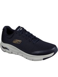 Mens Arch Fit Sports Sneaker - Navy - Navy