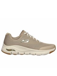 Mens Arch Fit Sports Sneaker - Taupe