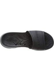 Mens Go Walk 5 Surfs Out Sliders - Black/Gray