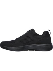 Mens Go Walk Arch Fit Idyllic Sneakers (Black)