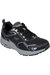 Mens Gorun Consistent Leather Sneakers - Black/Gray - Black/Gray