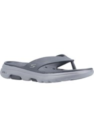 Mens GOwalk 5 Cabana Flip Flops - Charcoal Grey