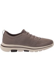 Mens GOwalk 5 Warwick Sneakers (Khaki) - Khaki