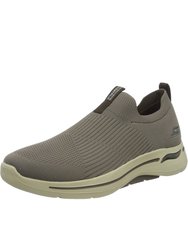 Mens GOwalk Arch Fit Iconic Sneakers - Taupe - Taupe