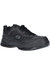 Mens Soft Stride Work Sneaker - Black - Black