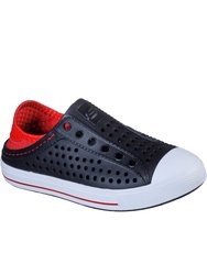 Skechers Boys Guzman Steps Shoes (Black/Red) - Black/Red