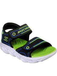 Skechers Boys Hypno-Flash 3.0 Sandal (Black/Lime Green) - Black/Lime Green