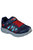 Skechers Boys S Lights Dynamic Flash Sneakers (Navy/Red)