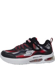 Skechers Boys Skech-Air Dual Sneakers (Black/Red)