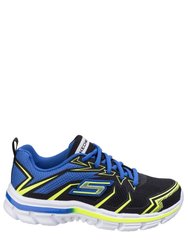Skechers Childrens Boys SK95356L Nitrate Ultra Blast Sports Shoes/Trainers (Black Blue)