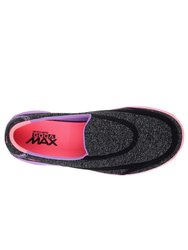 Skechers Childrens Girls Go Walk 4 Awesome Ombres Slip On Shoes (Black/Multi)